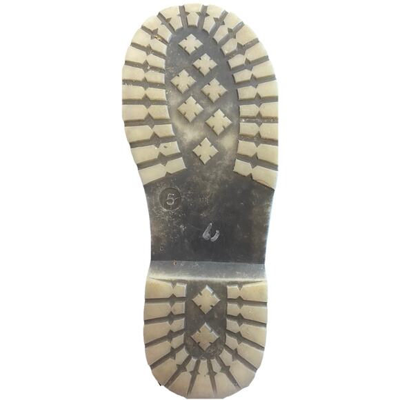 Steve Madden Black Lace Up Combat Boots With Satin Laces - Picture 6 of 8